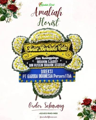 Papan Bunga Duka di 14 Ilir