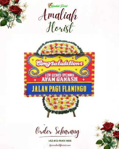 Bunga Papan Congratulation di 14 Ilir